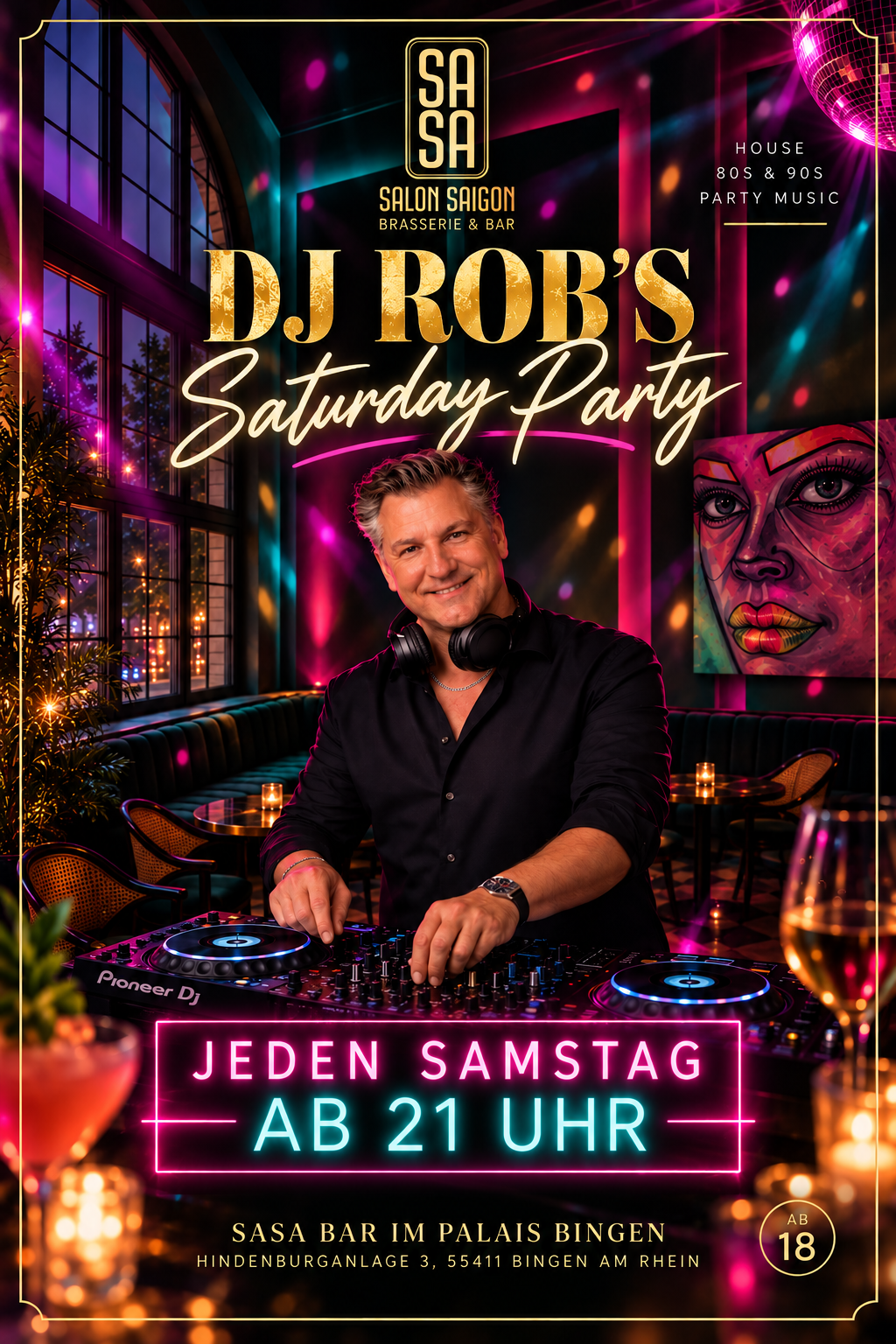 DJ ROB’S SATURDAY PARTY 🪩✨