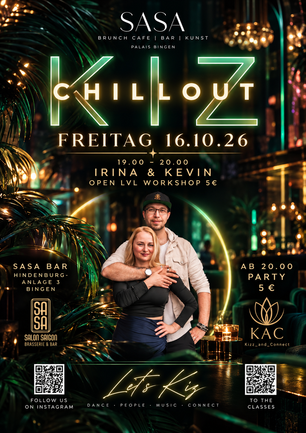 KIZOMBA WORKSHOP & PARTY  💃🏽🍸